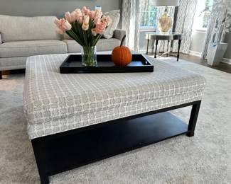 Large Upholstered Ottoman 