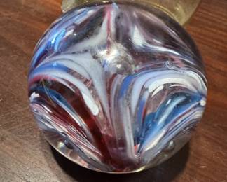 Paperweight, Possibly Selkirk, glass, Mid 19th - 20th C.