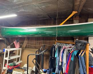 15' fiberglass canoe