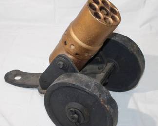 Small 7 Shot Cannon, 13" tall With 3 1/2" Barrel