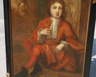 Portrait of a Young Man Oil on Canvas Unknown Artist
44" x 34.5"