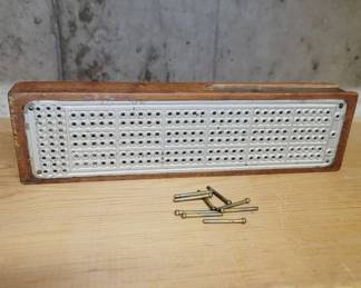 1879 Cribbage Board by G.W. LeCount