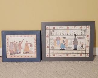 Two Signed Barbara Bourgeau-Richards Prints