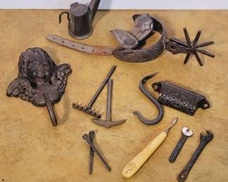 Antique Cast Metal Lot