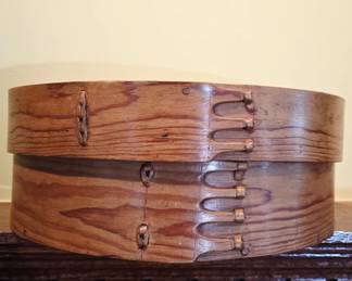 Finger-Lapped Wooden Box, Circa 1800’s