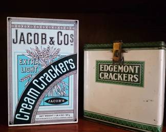 Jacob’s and Edgemont Cracker Tins