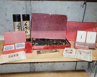 Vintage Board and Card Games