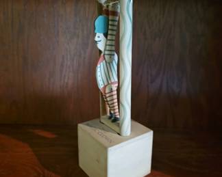 Wooden Mechanical Magic Clown Toy