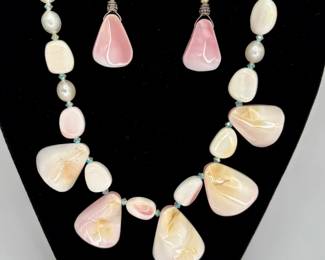 Pink Shell Necklace