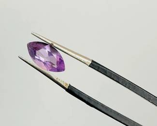 Marquise Cut Amethyst Gemstone