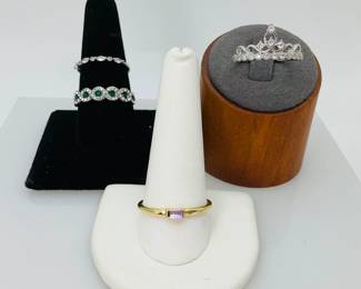 Rhinestone Fashion Rings