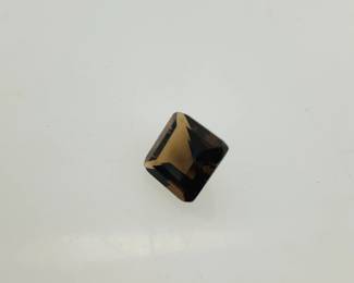 Smoky Quartz Square Cut Gemstone