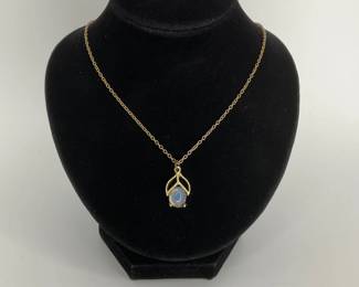 Vintage Camelot Moonstone Pendant