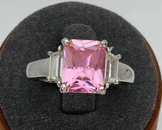 Pink Tourmaline Ring