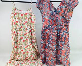 Andrew Marc & Lucky Brand Floral Print Dresses