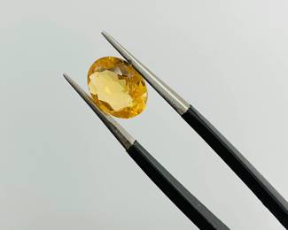 Citrine Oval Cut Gemstone
