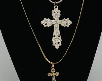 Cross Necklace and Keychain