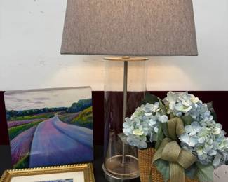 Floral Fancies And Pottery Barn Style Lamp