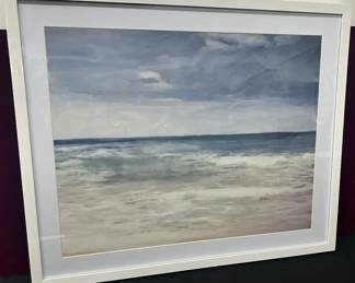 Serene Ocean Framed Print