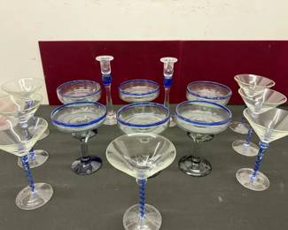 Margaritas And Martinis In Blue