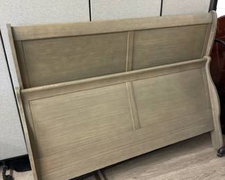 Grey Washed 60 X 79 Sleigh Bed Frame