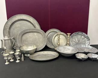 Large Pewter Mystery Lot
