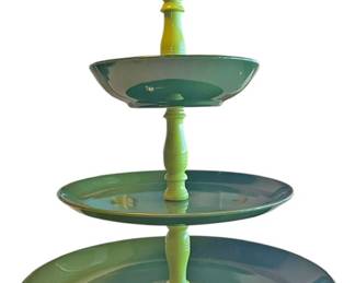 MidCentury 3 Tier Dessert Serving Tray 