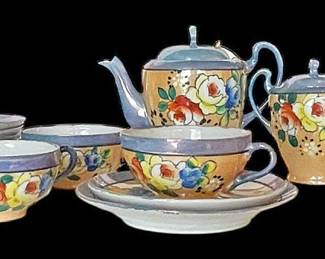 Vintage Lusterware Tea Set 