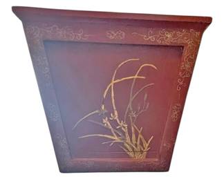 Asian Inspired Plant Pot on Stand 