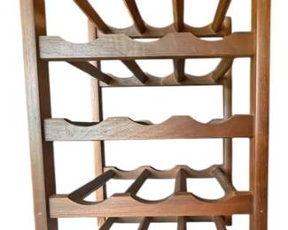 12 Bottle Wooden Wine Rack