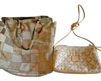 Liz Claiborne Purse Handmade Leather Bag 