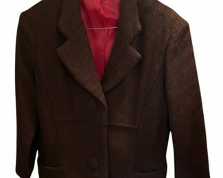 Vintage Handmade Mauve Wool Jacket 