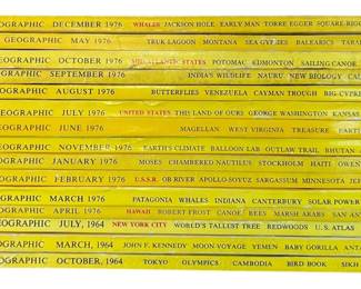 1964 1976 National Geographic Magazines 