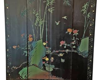 Double Sided 4 Panel Coromandel Screen 