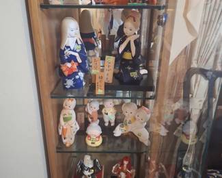 * Vintage Japanese Hakata Ningyo Bisque Ceramic Dolls (large selection).