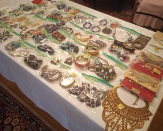 *  Women’s Costume Jewelry  (no gold or silver). 