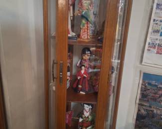 Display Cabinet and International Dolls