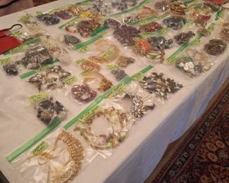 *  Women’s Costume Jewelry  (no gold or silver). 