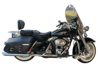 2001 Harley Motorcycle FLH Road King Classic Basket Weave Side Bags