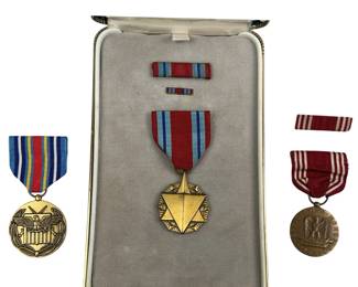 Military Medals Combat Readiness Complete + Good Conduct & War Terrorism