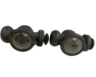 Antique FORD Model T Kerosene Carriage Lamps Automobile Parts