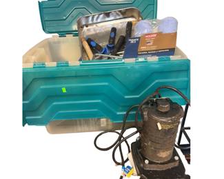 Portable Utility Pump & Painting Supplies