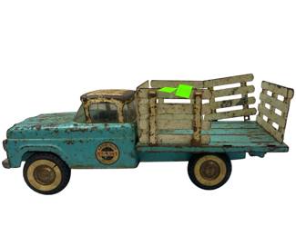 Vintage Nylint Ranch Truck No 4500 Livestock Gates Bed Fence Light Blue