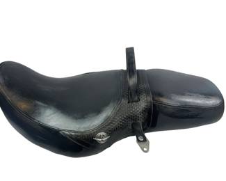 2001 Harley Davidson Road King Basketweave Motorcycle Seat OEM