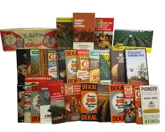 Kelloggs Tony Tiger Hat + Seed Co Advertising Yield Books Dekalb Pioneer OYO