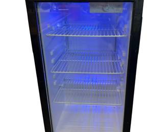 Ever Chill JC-90 Wine Beer Soda Cooler Glass Door Lighting