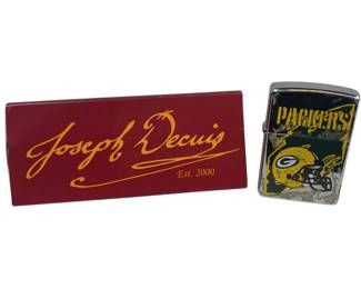 ZIPPO Lighter Green Bay Packers NFL Football Unstruck