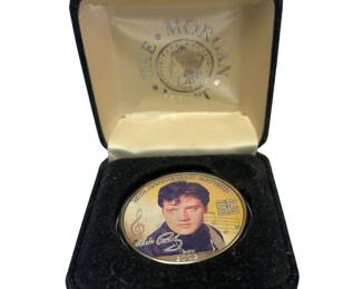 2002 Elvis Presley 25th Anniversary 1oz Silver Eagle Dollar Coin