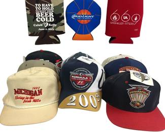 New Tagged Hats Caps Racing Brickyard 400 Indianapolis 500 NASCAR Formula One NWTs