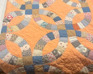 Hand quilted quilt 